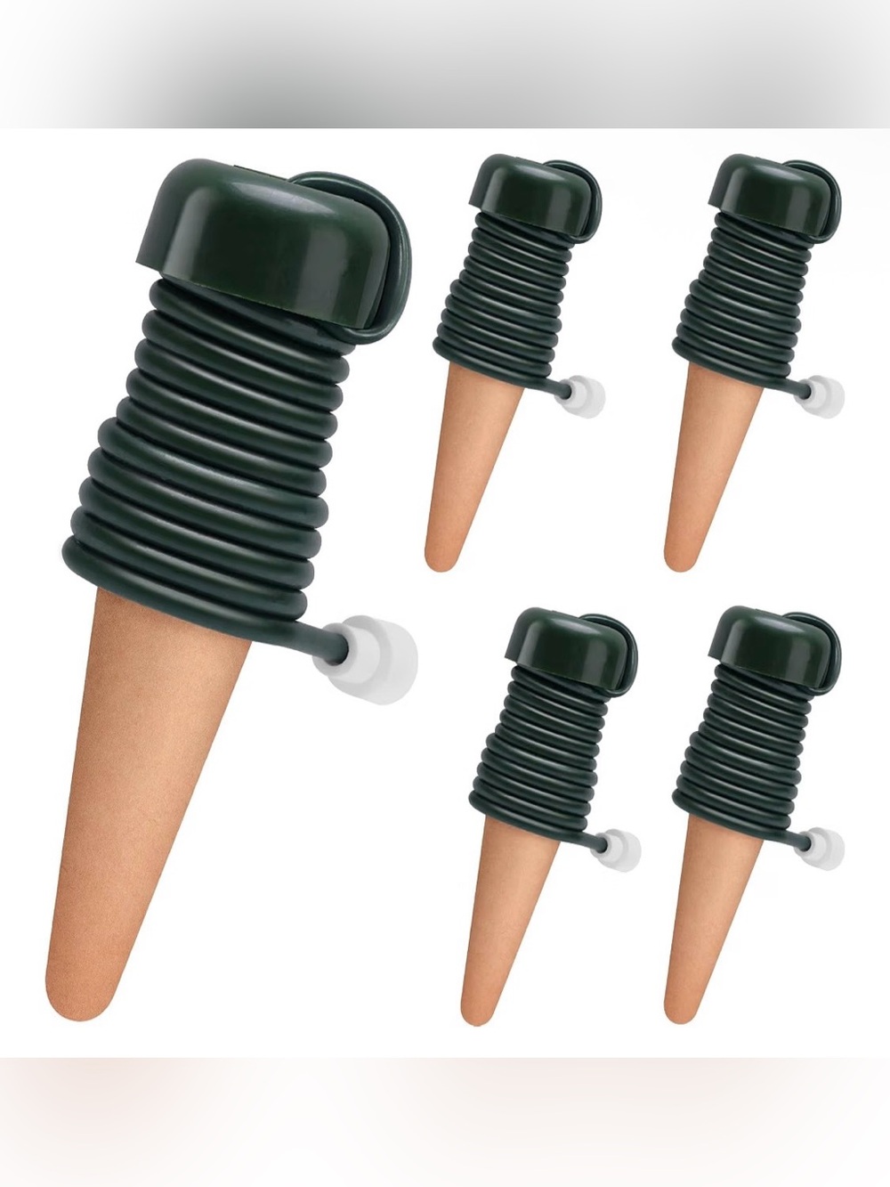 Plant Self-Watering Stakes Automatic Dripper Watering Terracotta Spikes 5 Pack